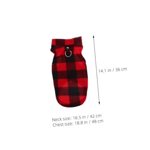 WEKAMOS Weiche Warme Hundeweste aus Polar-Fleece Gemütlich und Anschmiegsam mit D-Ring für Leinenbefestigung Winterjacke für Kleine und Mittelgroße Hunde Modisch und Funktional WEKAMOS Weiche Warme Hundeweste aus Polar-Fleece Gemütlich und Anschmiegsam mit D-Ring für Leinenbefestigung Winterjacke für Kleine und Mittelgroße Hunde Modisch und Funktional von WEKAMOS