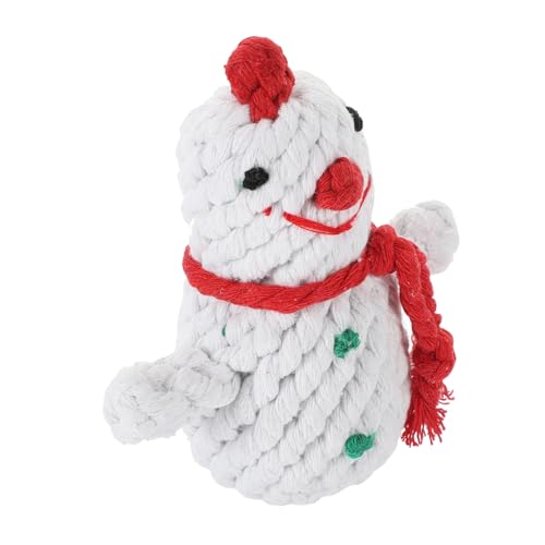 WEKAMOS Weihnachtliches Hundespielzeug aus Baumwollseil Robustes Kauspielzeug für Kleine und Mittelgroße Hunde Langlebiges Welpen-zahnpflege Zahnreinigung und Stressabbau Interaktives WEKAMOS Weihnachtliches Hundespielzeug aus Baumwollseil Robustes Kauspielzeug für Kleine und Mittelgroße Hunde Langlebiges Welpen-zahnpflege Zahnreinigung und Stressabbau Interaktives von WEKAMOS