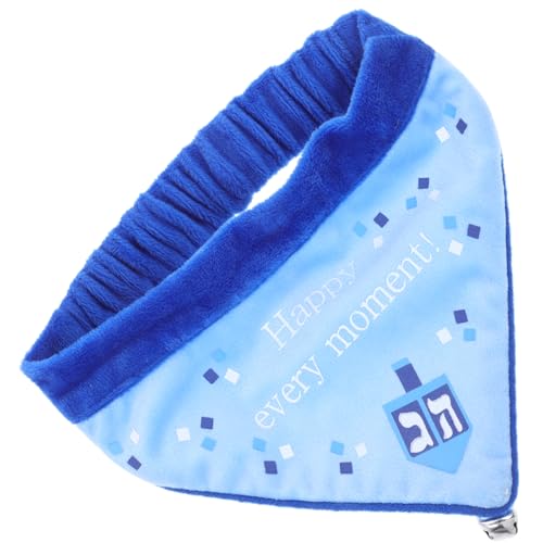 WEKAMOS Welpen Bandana mit Glöckchen Dreieckiges Halstuch für Haustiere Fröhliches Hanukkah Design Multifunktional Sabberlätzchen und Halsband für Feiertage WEKAMOS Welpen Bandana mit Glöckchen Dreieckiges Halstuch für Haustiere Fröhliches Hanukkah Design Multifunktional Sabberlätzchen und Halsband für Feiertage von WEKAMOS