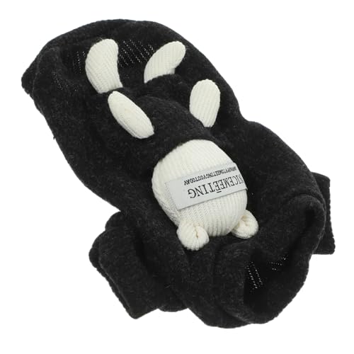 WEKAMOS Winterfeste Atmungsaktive Haustierweste aus Strapazierfähiger Baumwolle mit Niedlichem Bärendesign Warme Dicke Hundepullover für Kleine Hunde für Outdoor und Alltag im Winter von WEKAMOS