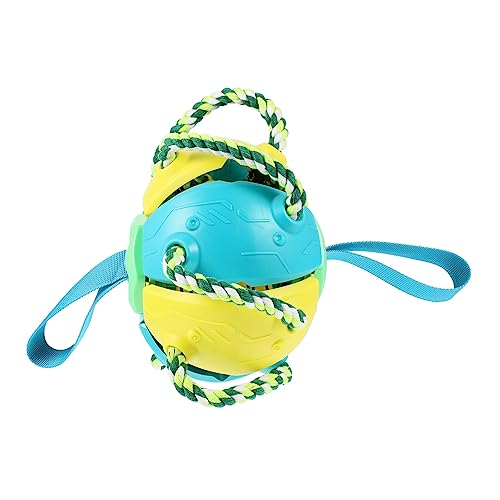 WEKAMOS Wurfspielzeug für Hunde Interaktives Ball Gelb Blau und Leicht für Outdoor Aktivitäten Fördert die Mentale Gesundheit Ihres Haustiers WEKAMOS Wurfspielzeug für Hunde Interaktives Ball Gelb Blau und Leicht für Outdoor Aktivitäten Fördert die Mentale Gesundheit Ihres Haustiers von WEKAMOS