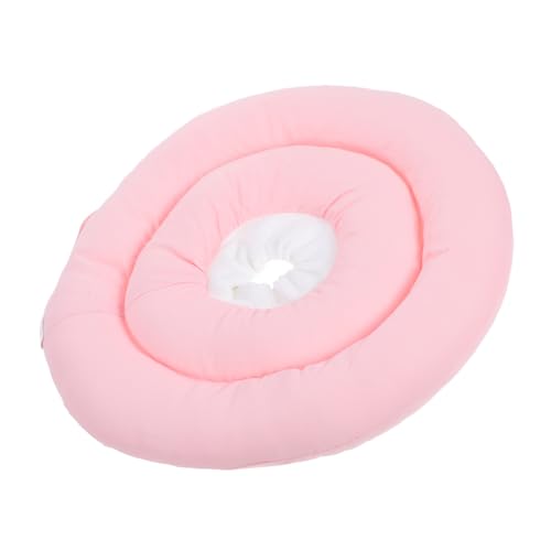 WEKAMOS hundehalsband Hundehalskragen zur Genesung Hundehalskragen zur Wundheilung Weicher Halskragen für Haustiere Hundekegelhalsband XL Hundekegel für kleine Hunde Stoff Rosa von WEKAMOS