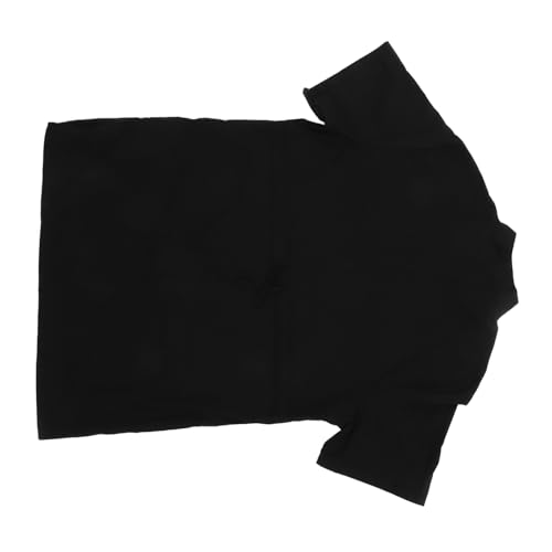 WEKAMOS wasserdichte Haustierkosmetiker Arbeitskleidung Nylon Schutzuniform mit Kurzem Reißverschluss Antistatisch Mittellang für Hunde Katzen Pflege XXL Schwarz von WEKAMOS