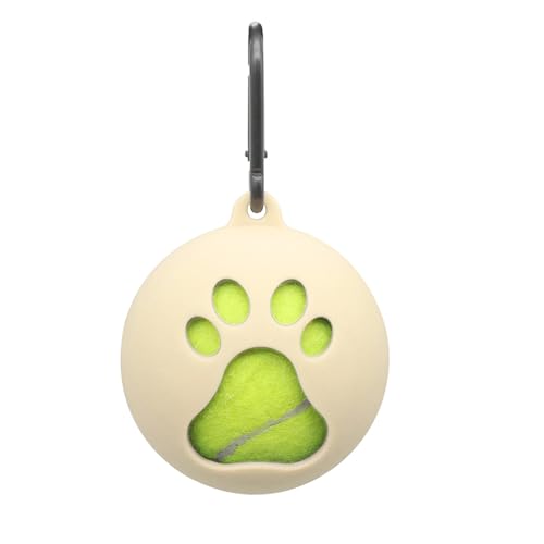 WENGU Tragbarer Haustierball-Halter mit Hundeleinen-Befestigung, Standard-Tennisballhalter für einfache Outdoor-Abenteuer, freihändige Haustierball-Abdeckung, flexibel und von WENGU