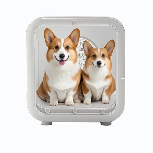 WENMEE Automatische Haustier-Trocknerbox Für Hunde, Leiser Luftgebläse Mit Abnehmbarem Beruhigungsfenster, Smart Touch WENMEE Automatische Haustier-Trocknerbox Für Hunde, Leiser Luftgebläse Mit Abnehmbarem Beruhigungsfenster, Smart Touch von WENMEE