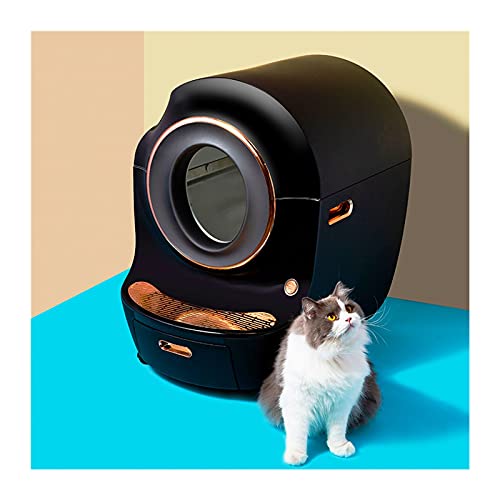 Katzentoilette für den Außenbereich, SMART CAT SMART Katze, elektrisch, großes Kugellager, geräuscharmer Katzentoilette, 9 l, Fassungsvermögen Katzenstreu, geeignet für Katzen zu mir von liushop