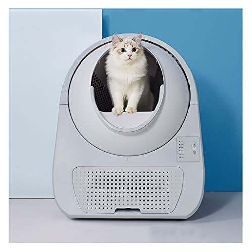 WENMENG2021 Einfach zu reinigende Katzentoilette, automatische Katzentoilette, elektrische Kotschaufel, große spritzwassergeschützte Katzenkot-Zubehör für große Katzen von WENMENG2021