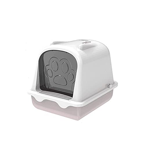 WENMENG2021 Leicht zu reinigende Katzentoilette mit Deodorant, abnehmbar, für große Katzen (Farbe: A) von WENMENG2021