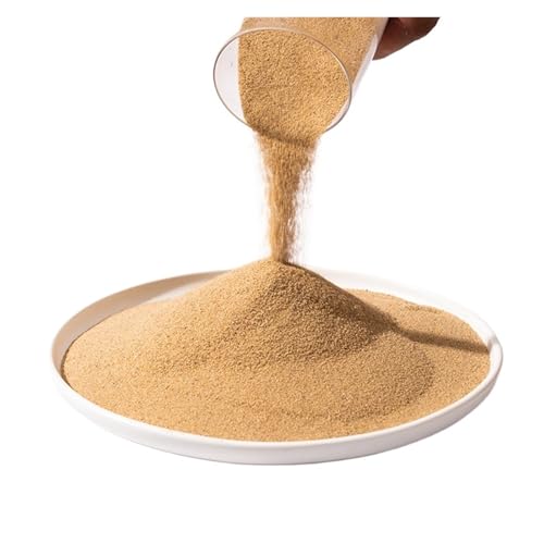 WENYOG Aquarium Steine 500g Aquarium Boden Sand Aquarium Landschaft Zubehör Topfpflanzen DIY Wohnkultur Landschaft Garten Natürliche Kies Stein(Style A 0.5-1mm) von WENYOG
