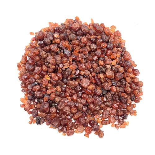 WENYOG Aquarium Steine Aquarium-Dekoration, Stein, Granat, roher Steinsplitter, Kies, raue Quarzkristalle, Mineralteile, Chinit, Spessartin, Heilung, Reiki-Edelsteine, Dekoration(100g) von WENYOG