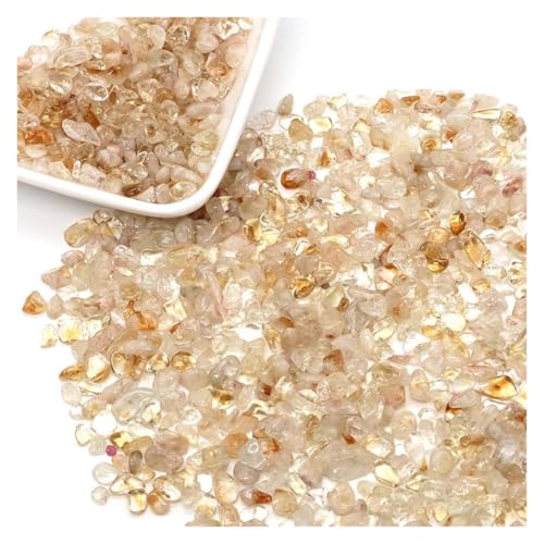 WENYOG Aquarium Steine Steine, Kies, Kristalle, Splitter, Quarz, Mineralien, Reiki, Heilung, Trommelachat, Probe, Edelsteine, Heimdekoration, Aquarium, DIY-Handwerk(Color11,50g) von WENYOG