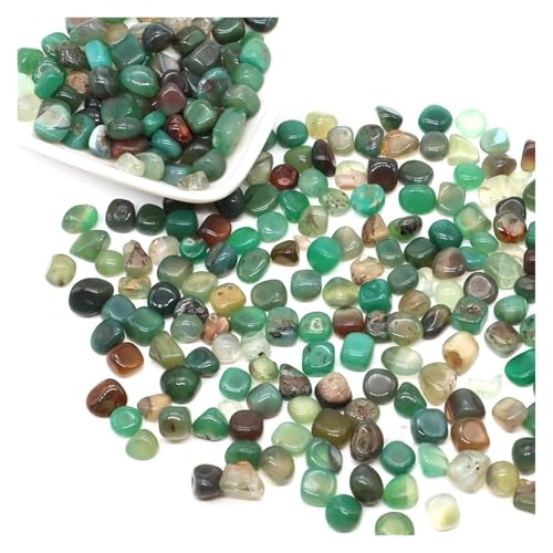 WENYOG Aquarium Steine Steine, Kies, Kristalle, Splitter, Quarz, Mineralien, Reiki, Heilung, Trommelachat, Probe, Edelsteine, Heimdekoration, Aquarium, DIY-Handwerk(Color15,100g) von WENYOG