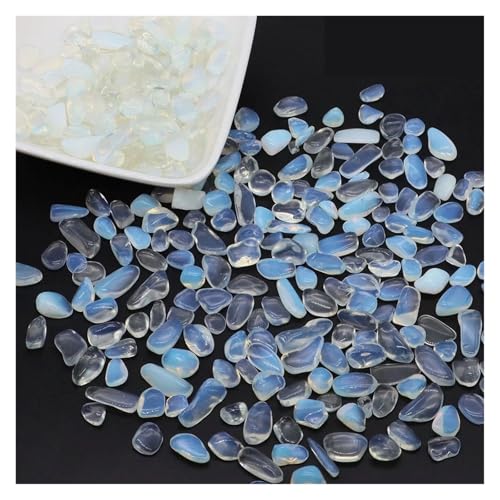 WENYOG Aquarium Steine Steine, Kies, Kristalle, Splitter, Quarz, Mineralien, Reiki, Heilung, Trommelachat, Probe, Edelsteine, Heimdekoration, Aquarium, DIY-Handwerk(Color28,100g) von WENYOG