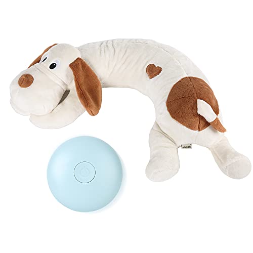 WEOK Heartbeat Welpe Plüsch Hundespielzeug, Welpe Herzschlag Stofftier für Hunde Angst Linderung Verhalten Hilfe Spielzeug, Herzschlag Plüschtiere für Hunde WEOK Heartbeat Welpe Plüsch Hundespielzeug, Welpe Herzschlag Stofftier für Hunde Angst Linderung Verhalten Hilfe Spielzeug, Herzschlag Plüschtiere für Hunde von WEOK