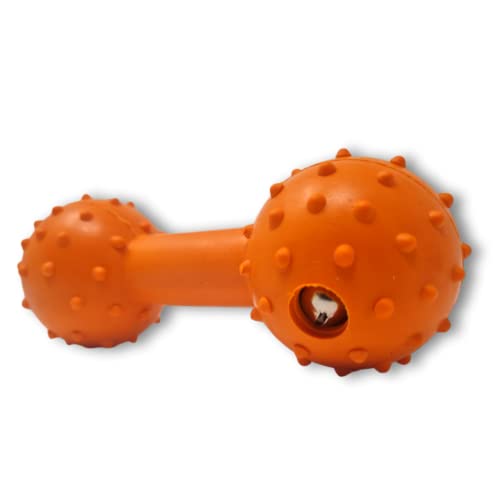 WEPO Hundespielzeug kleine Hunde Orange - Hund Kauspielzeug - Selbstbeschäftigung Hund - Blinde Hunde Hilfsmittel durch enthaltenes Glöckchen - Sorgt für lang anhaltendes Interesse WEPO Hundespielzeug kleine Hunde Orange - Hund Kauspielzeug - Selbstbeschäftigung Hund - Blinde Hunde Hilfsmittel durch enthaltenes Glöckchen - Sorgt für lang anhaltendes Interesse von WEPO