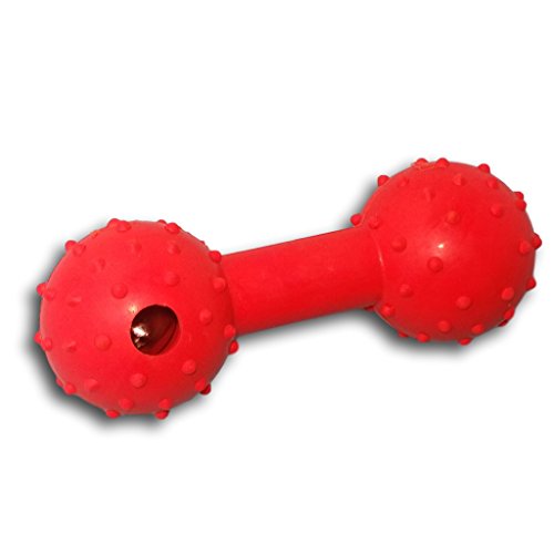 WEPO Kauknochen Rot - Hundespielzeug mit Glöckchen - Hunde Beschäftigung - Kleine Hunde Spielzeug - Zubehör für Hunde mit Sehschwäche - Spielspaß für alle Hunde WEPO Kauknochen Rot - Hundespielzeug mit Glöckchen - Hunde Beschäftigung - Kleine Hunde Spielzeug - Zubehör für Hunde mit Sehschwäche - Spielspaß für alle Hunde von WEPO