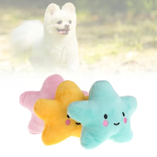 WERQA Fun Dog Interative Sternförmige Quietschspielzeug für Katzen, weicher Plüsch für Hunde und Welpentraining WERQA Fun Dog Interative Sternförmige Quietschspielzeug für Katzen, weicher Plüsch für Hunde und Welpentraining von WERQA