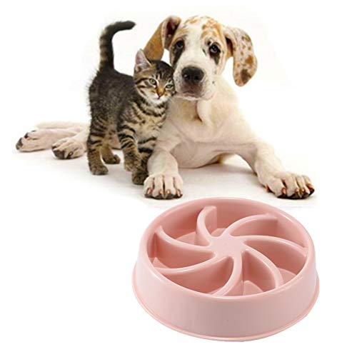 WESEEDOO Futternapf Katze Katzennapf rutschfest Slow Feeder Fressnapf Puzzleschalen für Hunde Dog Treat Puzzle Spielzeug Hund Puzzle Feeder pink-3 von WESEEDOO