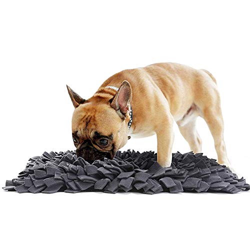 WESEEDOO Hundespielzeug Große Hunde Intelligenz Schnüffelteppich Hund Schnupftabakmatte Für Welpen Hundegehirnspiele Für Hunde Hundespielzeug für Langeweile Black von WESEEDOO