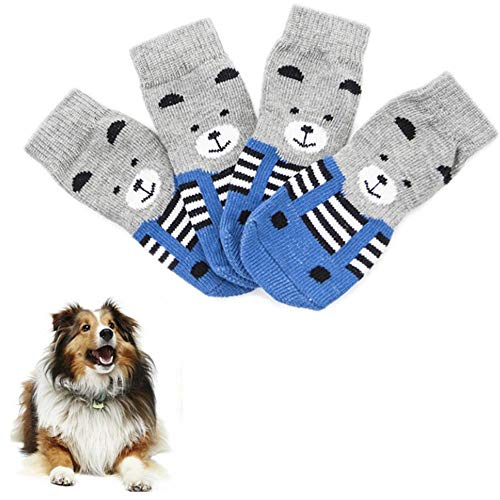 WESEEDOO Hundestiefel Pfotenschutz Hund Hundeschuhe Für Große Hunde rutschfeste Hundesocken Hundeschuhe Hundeschuhe rutschfest c,3XL von WESEEDOO