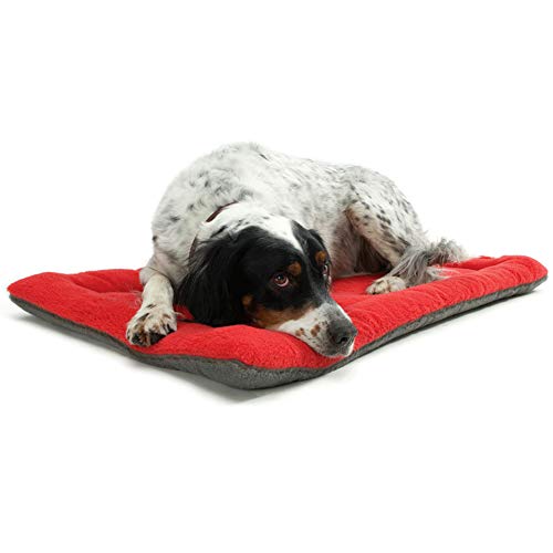 WESEEDOO Katzendecke Hundedecken Waschbar Flauschige Katze Mat Katzenbetten Hundekomfortbett Welpenbett Haustier-Auflage Weiche Katze Mat Hundebettwäsche red,xs von WESEEDOO