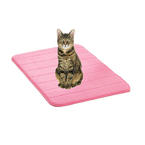 WESEEDOO Katzendecke Kuscheldecke Hund Waschbares Hundebett Hundekomfortbett Haustierbett Warme Hundedecke Hundekiste Mat Hundebettwäsche Hundebett Zubehör pink,XL von WESEEDOO