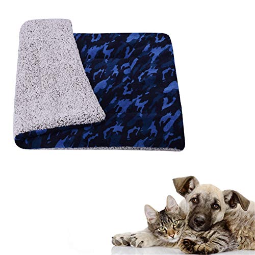 WESEEDOO Kuscheldecke Hund Hundedecke Warme Hundedecke Hundedecken waschbar Katzendecke Katzenbetten Hundekiste Bett Hundebett klein Waschbares Hundebett Dark Blue,n von WESEEDOO