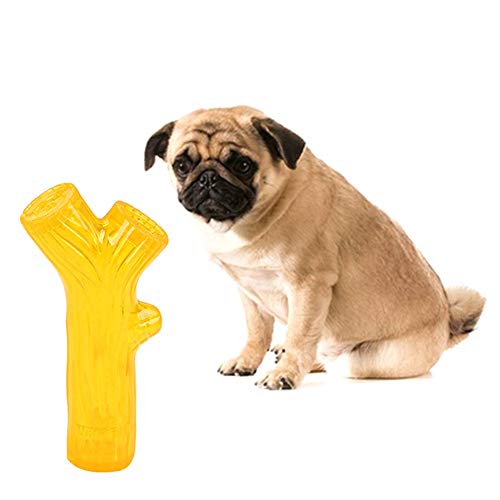 WESEEDOO welpenspielzeug Hund welpenspielzeug Set Hund Welpen Spielzeug von 8 wochen Geweih kaut für Hunde Welpen Lange anhaltende natürliche Hund kaut Yellow von WESEEDOO