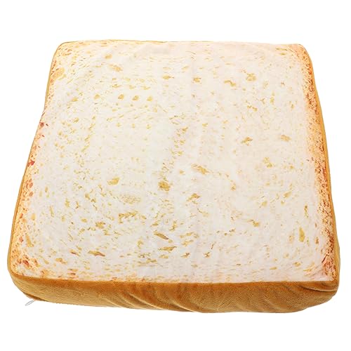 WESIEVYA Brotkissen Für Haustiere Weicher Cartoon-Kissen Brot-sofakissen Brotscheiben-matratzenmatte Katzenbrot-schlafbett Geeignet Für Sofa Und Auto WESIEVYA Brotkissen Für Haustiere Weicher Cartoon-Kissen Brot-sofakissen Brotscheiben-matratzenmatte Katzenbrot-schlafbett Geeignet Für Sofa Und Auto von WESIEVYA