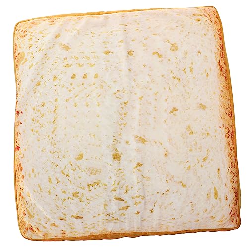 WESIEVYA Lustiges Dekokissen Brotkissen Für Die Couch Waschbar Weich Brotscheibenmatte WESIEVYA Lustiges Dekokissen Brotkissen Für Die Couch Waschbar Weich Brotscheibenmatte von WESIEVYA