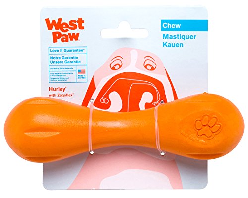 West Paw Design Hundespielzeug Zogoflex Hurley, Größe S, mandarine von WEST PAW