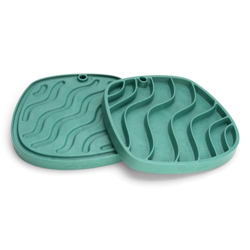 West Paw Seaflex Waves Feast Mat - All-in-One, Slow Feeder, Lick Mat - Fördert Futtersuche & Futtererkundung - Engagiert wählerische Esser & langsames Füttern - Vielseitig - Leicht zu reinigen, West Paw Seaflex Waves Feast Mat - All-in-One, Slow Feeder, Lick Mat - Fördert Futtersuche & Futtererkundung - Engagiert wählerische Esser & langsames Füttern - Vielseitig - Leicht zu reinigen, von WEST PAW