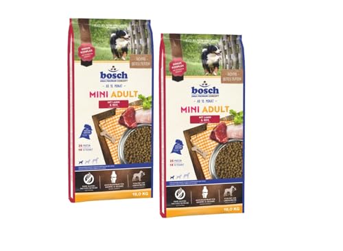 Bosch Mini Adult Lamm & Reis 2 x 15kg Sparpaket Trockenfutter für Hunde von WET-ART