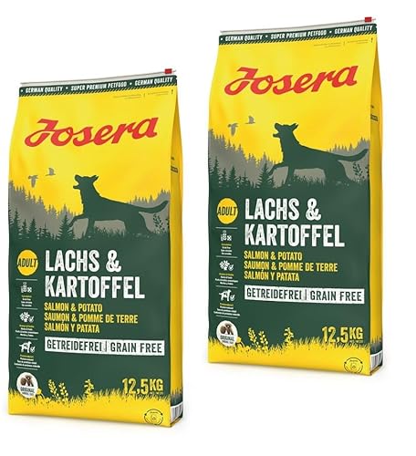 Josera Lachs & Kartoffel 2 x 12,5kg Sparpaket Trockenfutter für Hunde von WET-ART