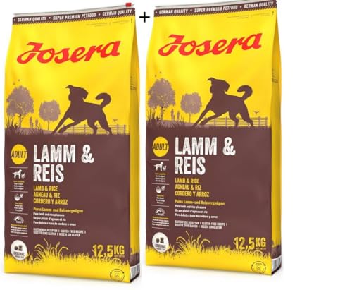 Josera Lamm & Reis 2 x12,5kg Sparpaket Trockenfutter für Hunde von WET-ART
