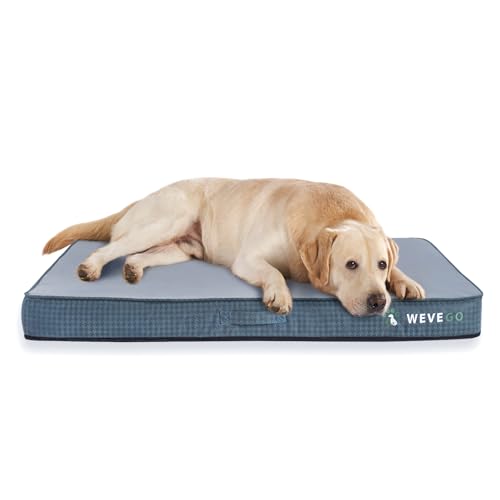 WEVEGO Orthopädisches Hundebett mit Dicker Gel-Memory-Schaum-Unterstützung, strapazierfähiges Flanellgewebe mit abnehmbarem Bezug und wasserdichtem Futter WEVEGO Orthopädisches Hundebett mit Dicker Gel-Memory-Schaum-Unterstützung, strapazierfähiges Flanellgewebe mit abnehmbarem Bezug und wasserdichtem Futter von WEVEGO