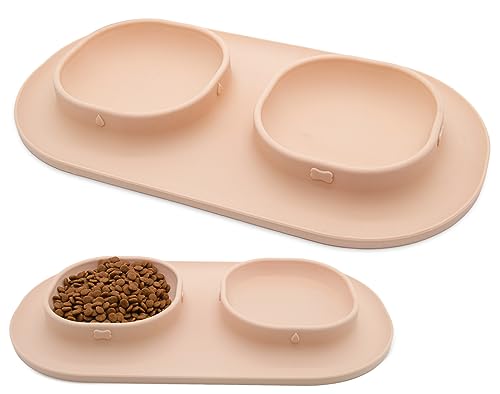 Futternäpfe für Hunde, Haustiernäpfe und Wassernäpfe für Hunde, auslaufsicher und rutschfest, Futternäpfe mit Hundenapfmatte für kleine, mittelgroße und große Hunde, Katzen, Welpen, Haustiere, Futternäpfe für Hunde, Haustiernäpfe und Wassernäpfe für Hunde, auslaufsicher und rutschfest, Futternäpfe mit Hundenapfmatte für kleine, mittelgroße und große Hunde, Katzen, Welpen, Haustiere, von WEYOVGO