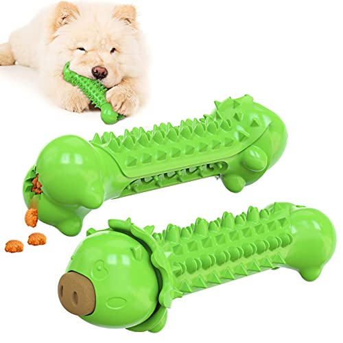 WFLY Hundekauspielzeug für aggressives Kauen, langlebiges unzerstörbares Haustierspielzeug für mittelgroße Hunde (Color : Green) von WFLY