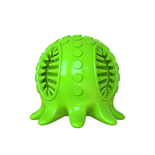 WFLY Hundekauspielzeug für kleine, mittlere und große Hunde,Unzerstörbares Hundequietschenspielzeug, Entlasten Sie Angst bei Hunden, Robustes, langlebiges Hundekauspielzeug (Color : Green) von WFLY