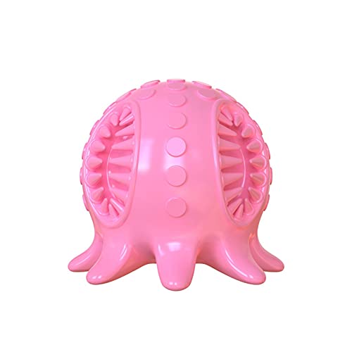 WFLY Hundekauspielzeug für kleine, mittlere und große Hunde,Unzerstörbares Hundequietschenspielzeug, Entlasten Sie Angst bei Hunden, Robustes, langlebiges Hundekauspielzeug (Color : Pink) von WFLY