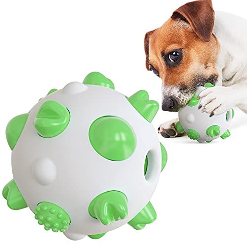 WFLY Hundekauspielzeug für zahnende Welpen,Hundespielzeug für Aggressive Kauer,Haltbares unzerstörbares Haustierspielzeug (Color : Green) von WFLY