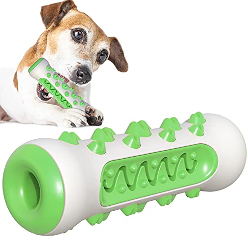 WFLY Hundespielzeug für aggressives Kauen, Zahnreinigungsball Übungsspiel IQ Training Food Treat Feeder (Color : Green) von WFLY