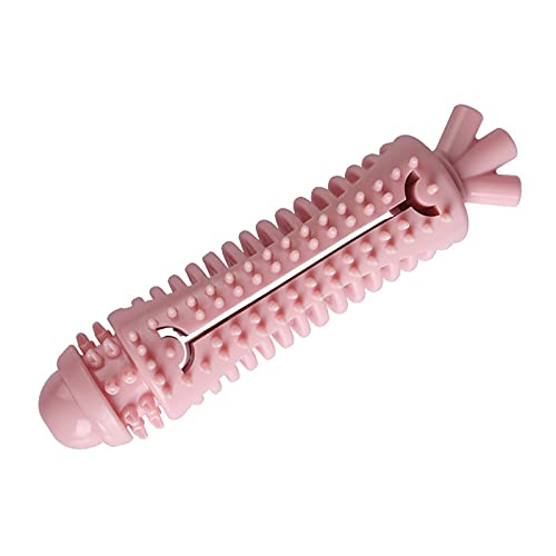 WFLY Kauspielzeug für Hunde für aggressives Kauen, unzerstörbares interaktives Leckerli-Spielzeug, Kinderspielzeug für Haustiere zum Spielen und Zähneputzen (Color : Pink) von WFLY