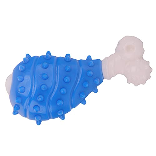 WFLY Robustes, langlebiges Hundekauspielzeug für aggressives Kauen, ungiftiges unzerstörbares Naturkautschuk-Hundespielzeug (Color : Blue) von WFLY