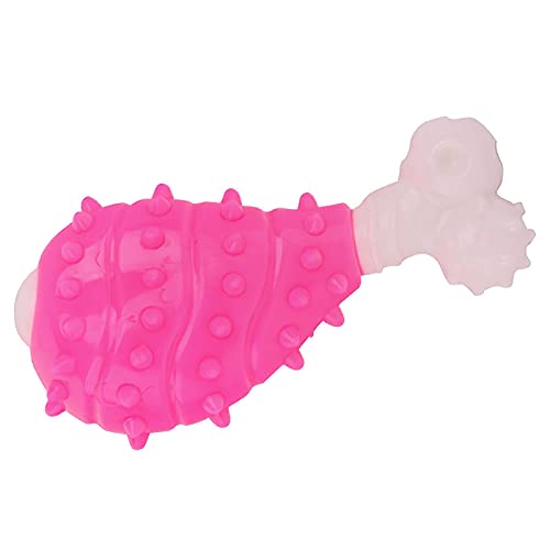 WFLY Robustes, langlebiges Hundekauspielzeug für aggressives Kauen, ungiftiges unzerstörbares Naturkautschuk-Hundespielzeug (Color : Pink) von WFLY