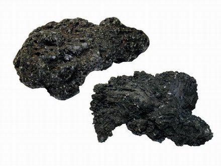 WFW wasserflora Black Lava Rock/Lava-Fels schwarz, unterschiedliche Form-Spektren per 1kg von WFW wasserflora