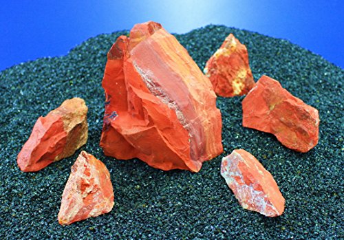 WFW wasserflora Nano Stone 'Roter Jasper' - Set mit 5 bis 7 Steinen von WFW wasserflora