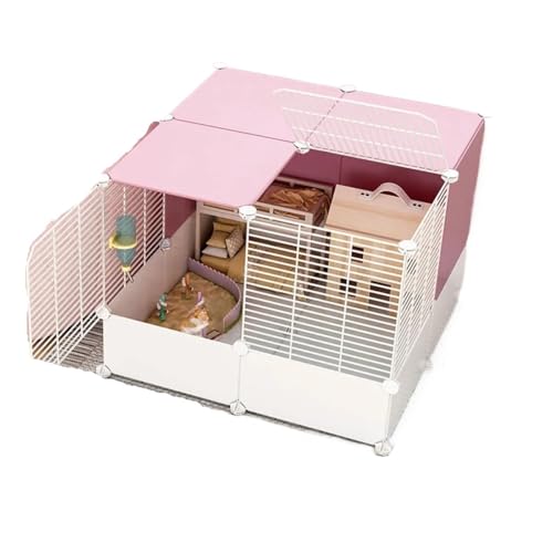 Hamsterkäfig, kleiner Haustierkäfig, Hamsterlebensraum, langlebig, geräumiges Design, leicht zugängliche Tür, ideal for Hamster, Meerschweinchen, dekorativ, funktionell, verbessert den Komfort und die Hamsterkäfig, kleiner Haustierkäfig, Hamsterlebensraum, langlebig, geräumiges Design, leicht zugängliche Tür, ideal for Hamster, Meerschweinchen, dekorativ, funktionell, verbessert den Komfort und die von WG_FJEWLFV