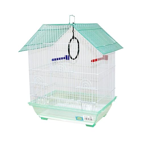 Vogelkäfig for kleine Vögel, langlebig, geräumig, leicht zugängliche Tür, inklusive Sitzstangen, ausziehbarer Futterspender, ideal for Papageien, Kanarienvögel, Finken, stabiler Rahmen, kompakte Größe Vogelkäfig for kleine Vögel, langlebig, geräumig, leicht zugängliche Tür, inklusive Sitzstangen, ausziehbarer Futterspender, ideal for Papageien, Kanarienvögel, Finken, stabiler Rahmen, kompakte Größe von WG_FJEWLFV