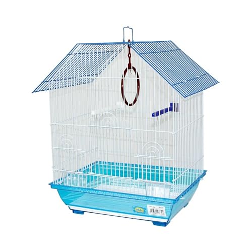 Vogelkäfig for kleine Vögel, langlebig, geräumig, leicht zugängliche Tür, inklusive Sitzstangen, ausziehbarer Futterspender, ideal for Papageien, Kanarienvögel, Finken, stabiler Rahmen, kompakte Größe Vogelkäfig for kleine Vögel, langlebig, geräumig, leicht zugängliche Tür, inklusive Sitzstangen, ausziehbarer Futterspender, ideal for Papageien, Kanarienvögel, Finken, stabiler Rahmen, kompakte Größe von WG_FJEWLFV
